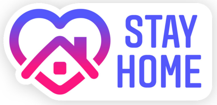 Instagram's "Stay home" for COVID-19 awareness